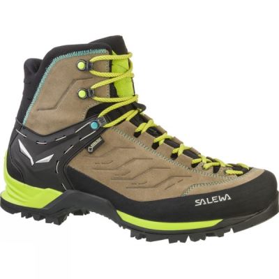 Salewa Mountain Trainer Mid GTX - Női Bakancs - Barna / Zöld (Magyarország ZHO539271)